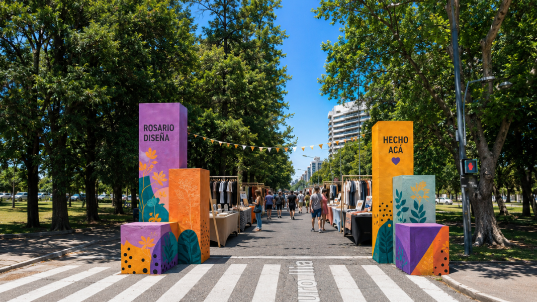 Feria Rosario Diseña en su nueva locación sobre avenida Arturo Illia