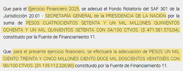Fachada de la Casa Rosada, sede del Poder Ejecutivo Nacional en Buenos Aires