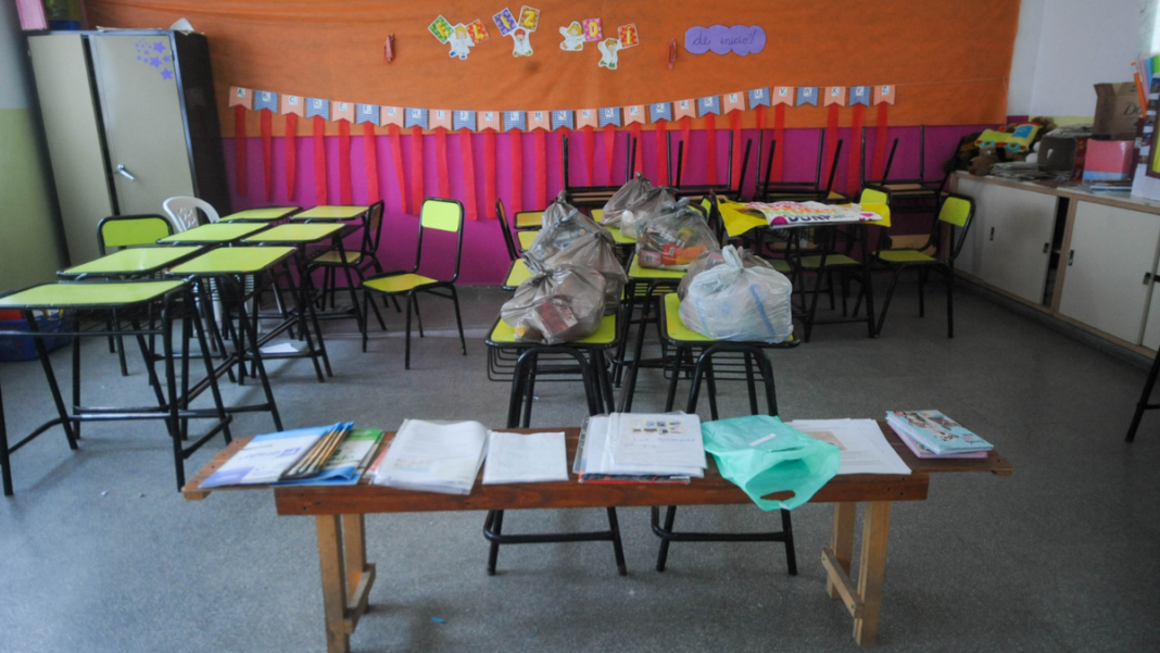 Gráfico que muestra la baja preocupación por la educación en Argentina