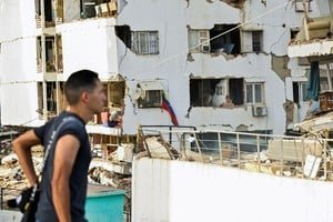 Edificios colapsados en Caracas tras los terremotos en Venezuela