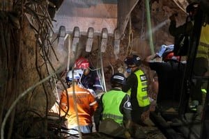 Edificios derrumbados en Caracas tras los terremotos en Venezuela