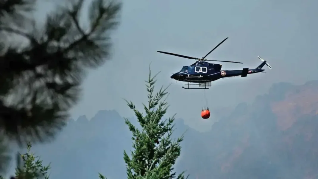Helicóptero Bell 412 similar al siniestrado en San Juan