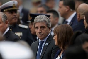 Ministro de Economía Luis Caputo en la Exposición Rural de Palermo