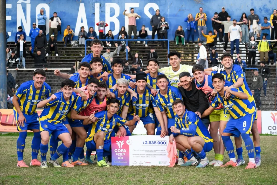 Partido de fútbol entre Rosario Central y Argentino de Rosario por la Copa Santa Fe