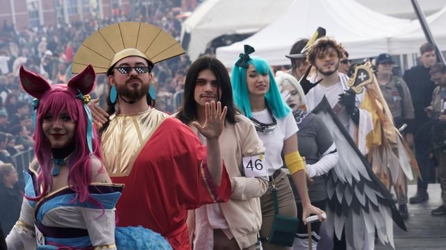 Participantes de cosplay en la Crack Bang Boom de Rosario