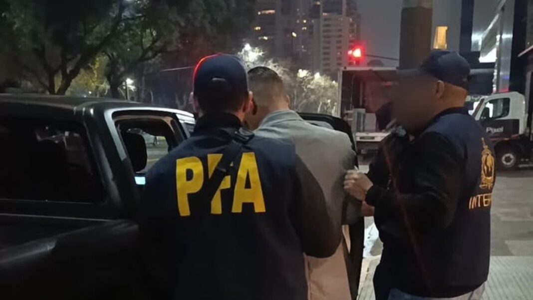 Fachada de un hotel en Puerto Madero, donde se realizó la detención del ciudadano mexicano