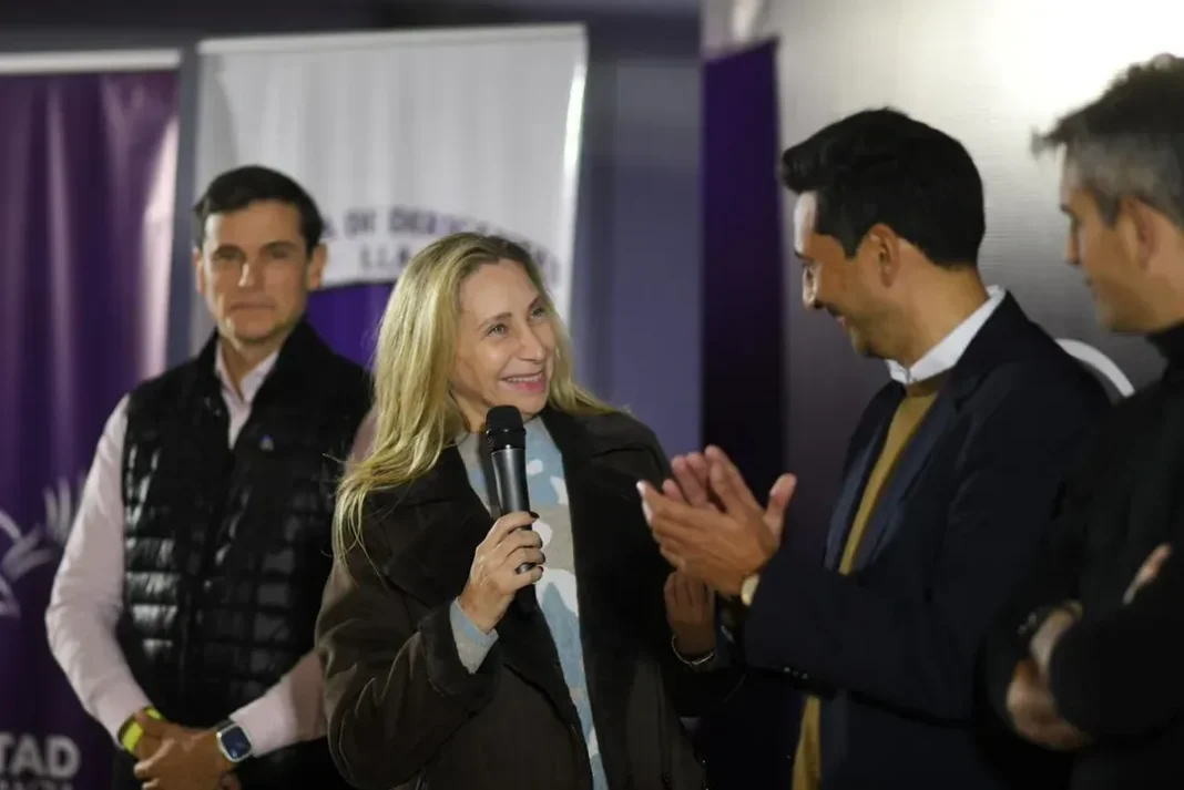 Karina Milei durante el acto de inauguración de la Escuela de Dirigentes de La Libertad Avanza en Posadas