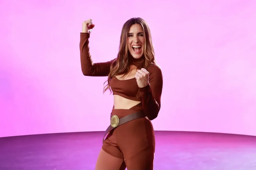 Soledad Pastorutti durante la grabación de Late el Sur, canción oficial de los Juegos Suramericanos Santa Fe 2026