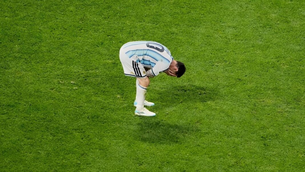 Lionel Messi emocionado tras el partido Argentina vs Egipto en el Mundial 2026