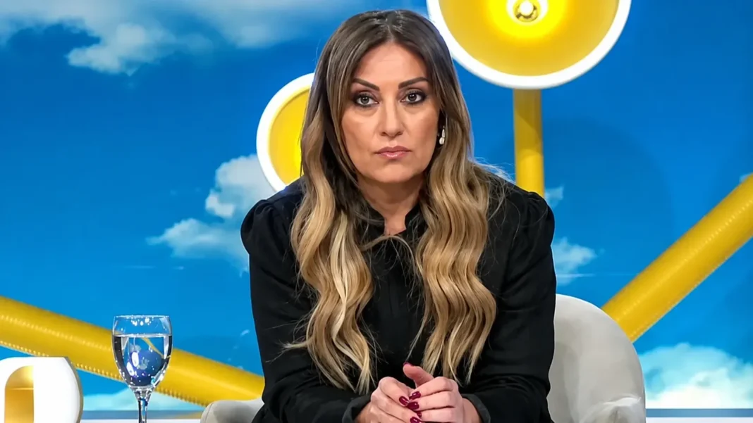 Marcela Tauro durante la emisión de El club del moro