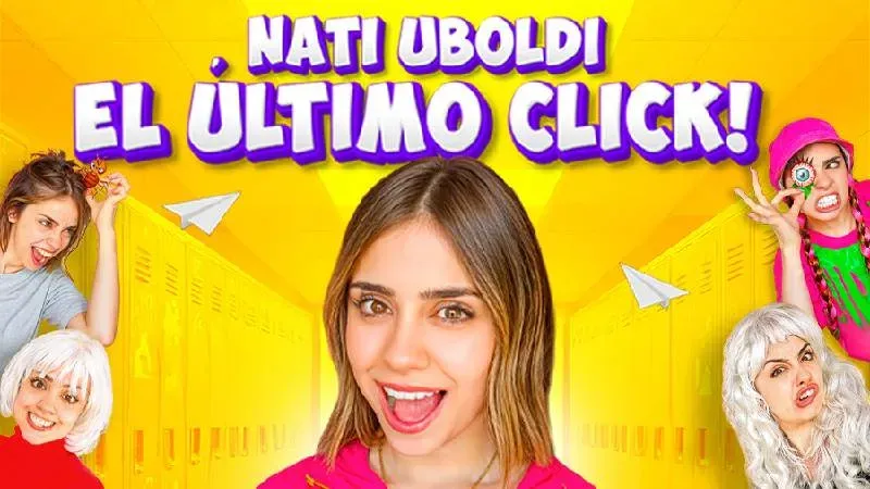 Nati Uboldi en el escenario durante su espectáculo El último click