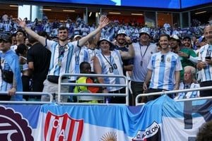 Partido de la selección argentina en el Hard Rock Stadium de Miami
