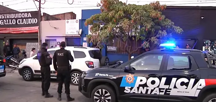 Policía en la comisaría 15 de Santa Fe