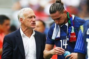 Adrien Rabiot durante el partido por el tercer puesto del Mundial 2026 entre Francia e Inglaterra en Miami