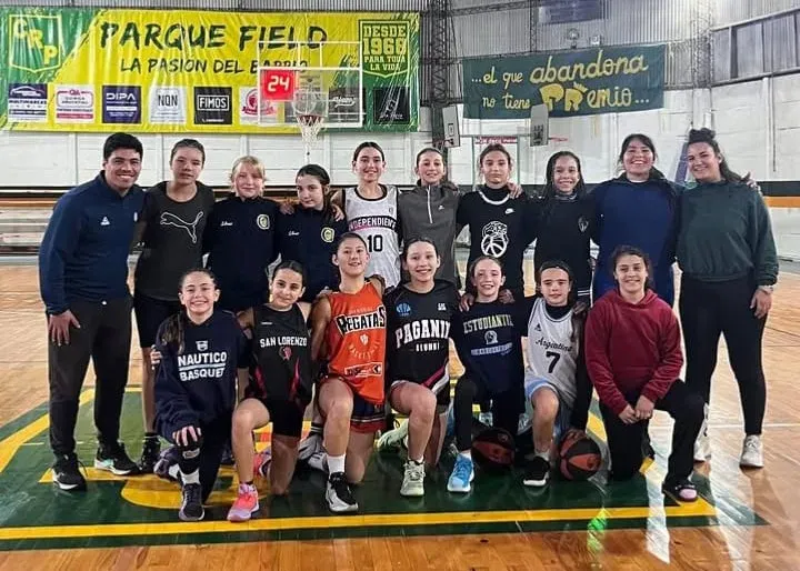 Seleccionado santafesino de categoría U11 durante entrenamiento