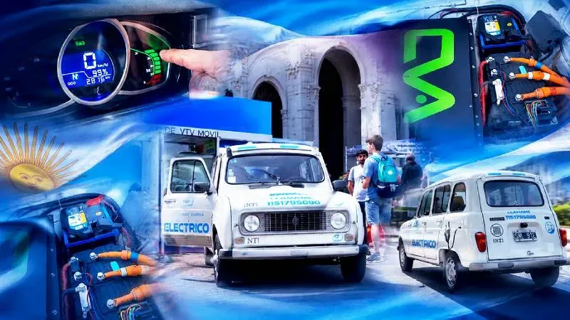 Renault 4 GTL 1986 convertido a eléctrico