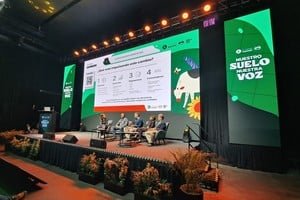 Campo con siembra directa en Argentina