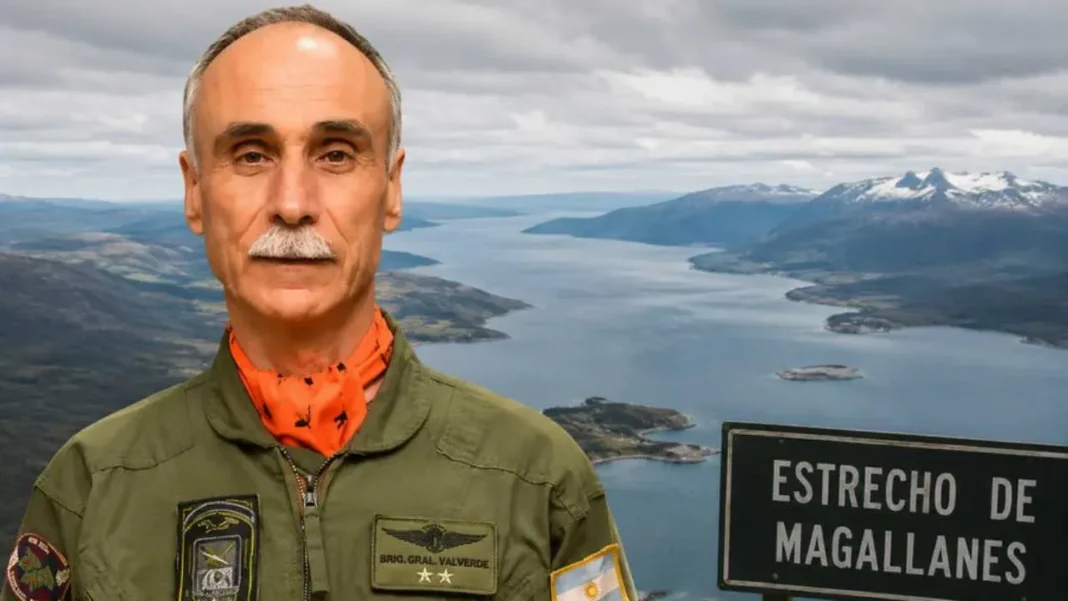 Mapa del Estrecho de Magallanes