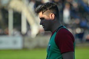 Ezequiel Medrán durante un partido de Colón