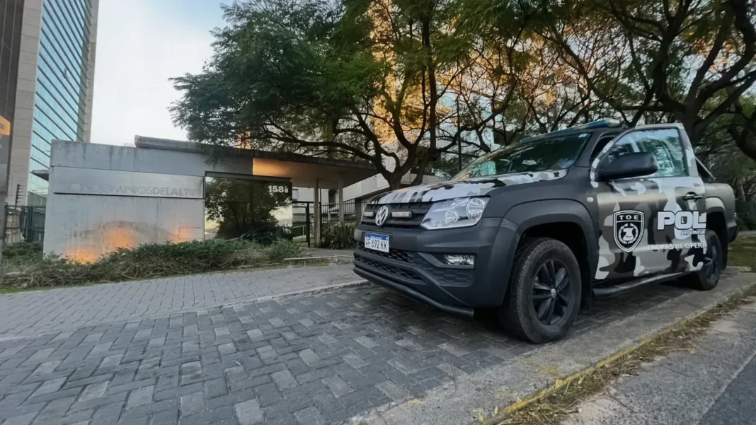 Procedimiento policial en Rosario