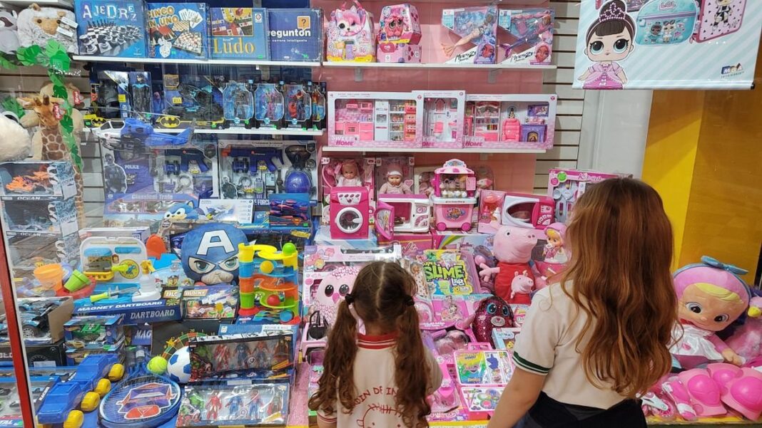 Comercio con ofertas por el Día del Niño