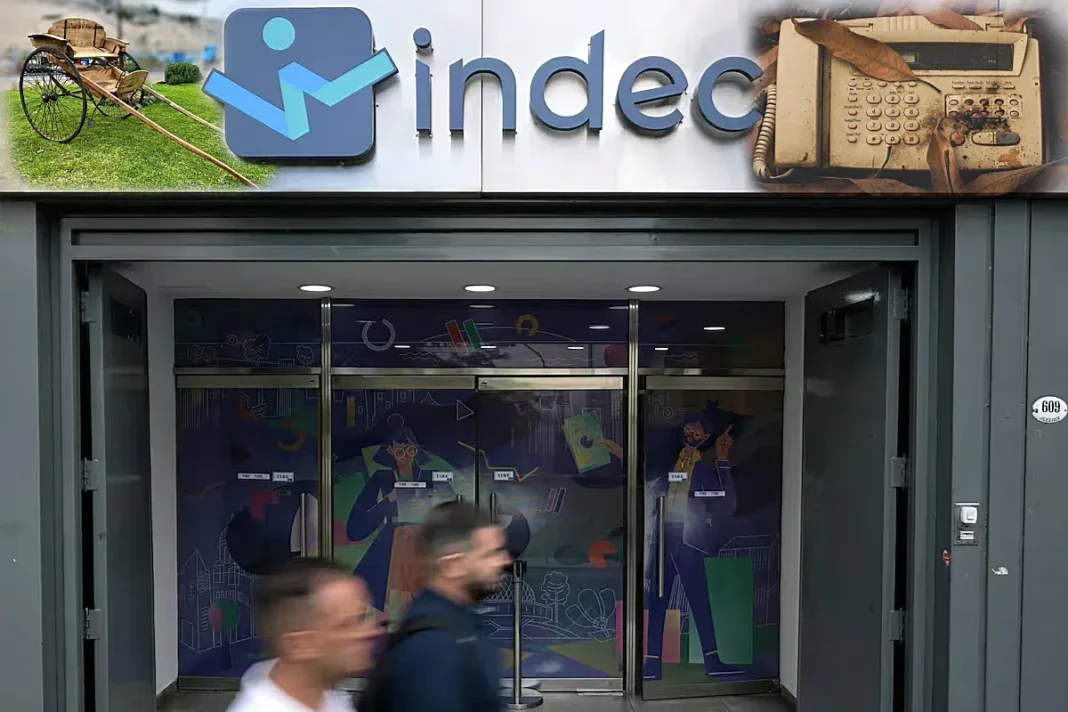 Gráfico de inflación acumulada según metodología del Indec