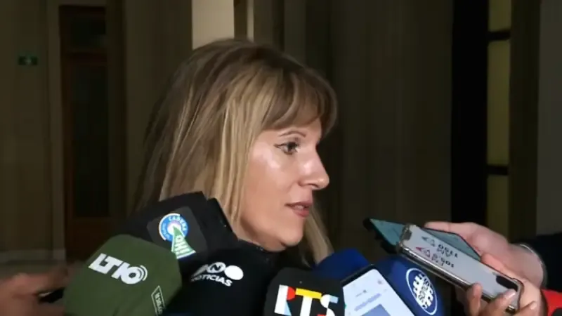 Fachada de la escuela del Servicio Penitenciario en Las Flores, Santa Fe