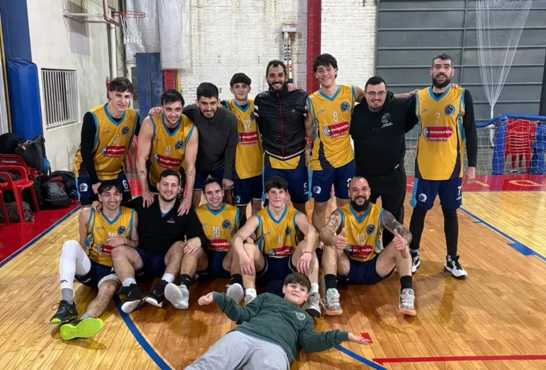 Partido de básquet local en Rosario