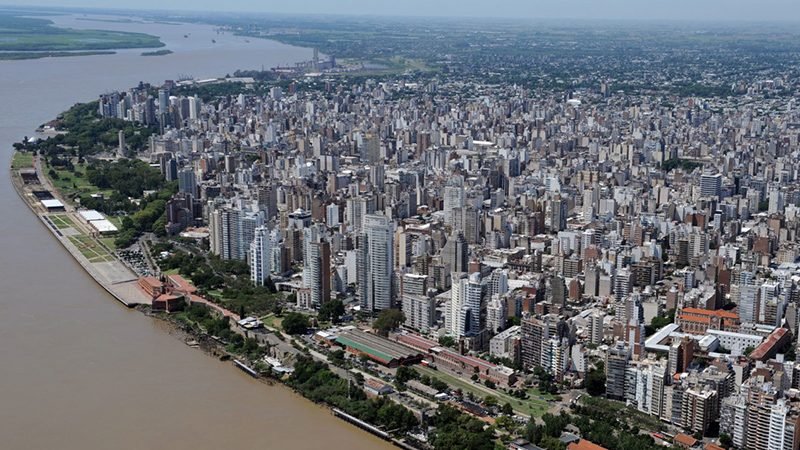 Gráfico con estadísticas de escrituras de compraventa en Rosario