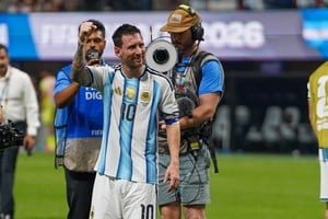 Lionel Messi con la camiseta de la Selección Argentina durante el Mundial 2026