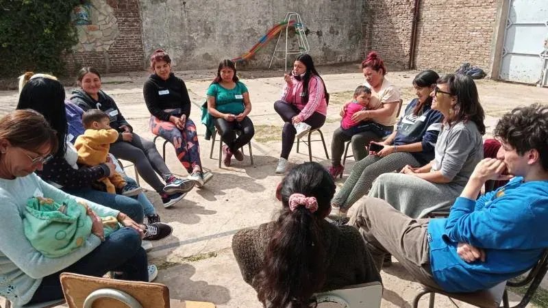 Taller de crianza en un jardín de infantes de Rosario