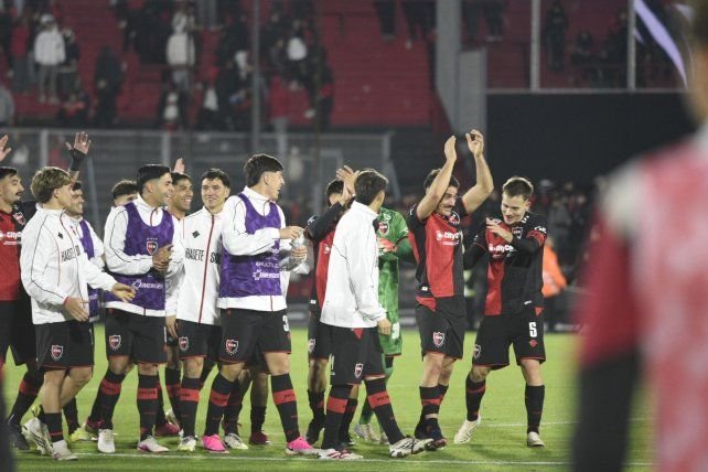 Jugadores de Newell's Old Boys durante un partido