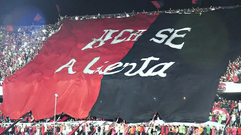 Newell's Old Boys durante un partido