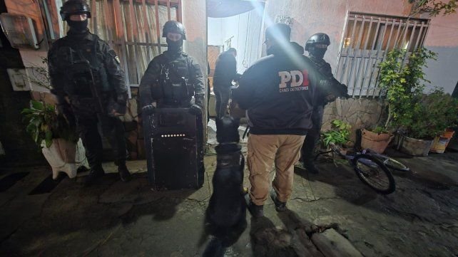 Allanamiento policial en Rosario