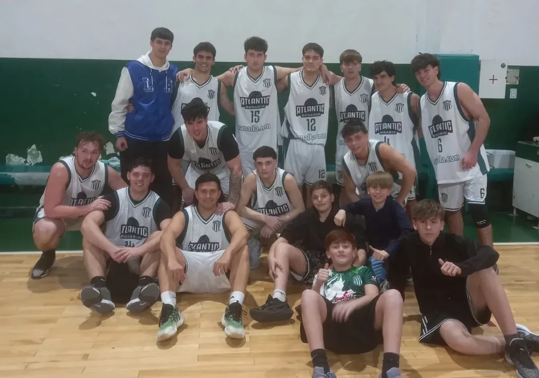 Partido de básquet de las ligas locales de Santa Fe
