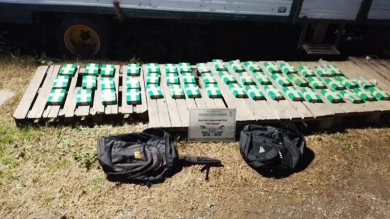 Control de Gendarmería en la ruta 34 con cocaína secuestrada