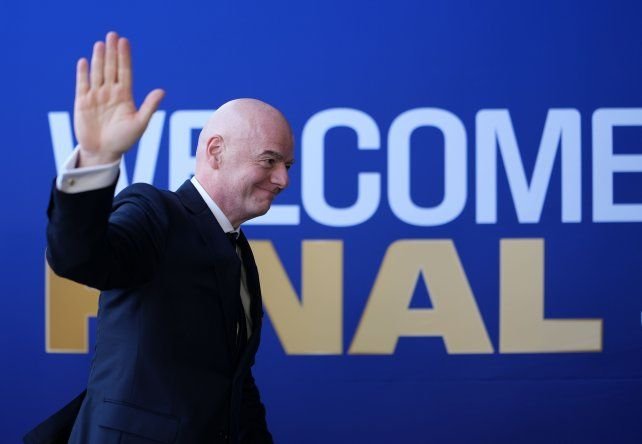 Gianni Infantino en un evento de la Fifa