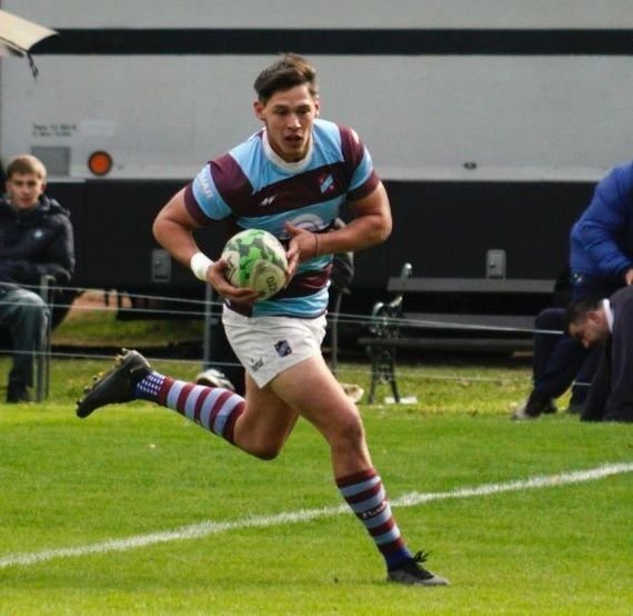 Partido de rugby entre Atlético del Rosario y Los Tilos en el pasaje Gould