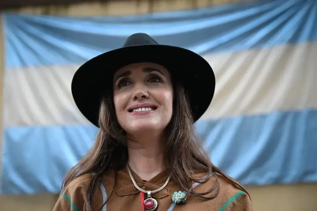 Victoria Villarruel en la apertura de la Expo Venado 2026 en Santa Fe