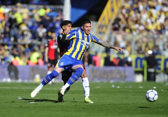 Jugadores de Rosario Central durante un partido