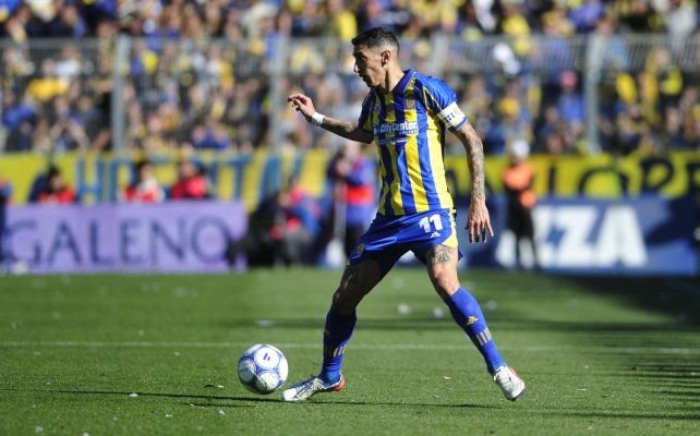 Jugadores de Rosario Central durante un partido