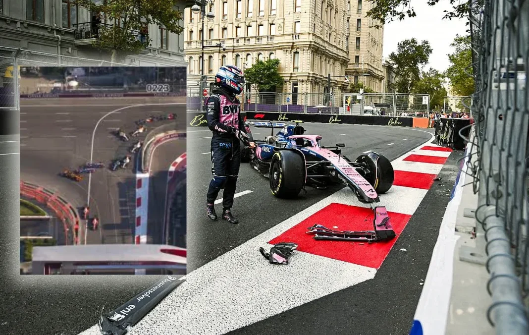 Franco Colapinto en el Gran Premio de Azerbaiyán