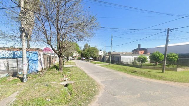 Frente de la casa de Clorinda Medina en el barrio Ludueña, Rosario