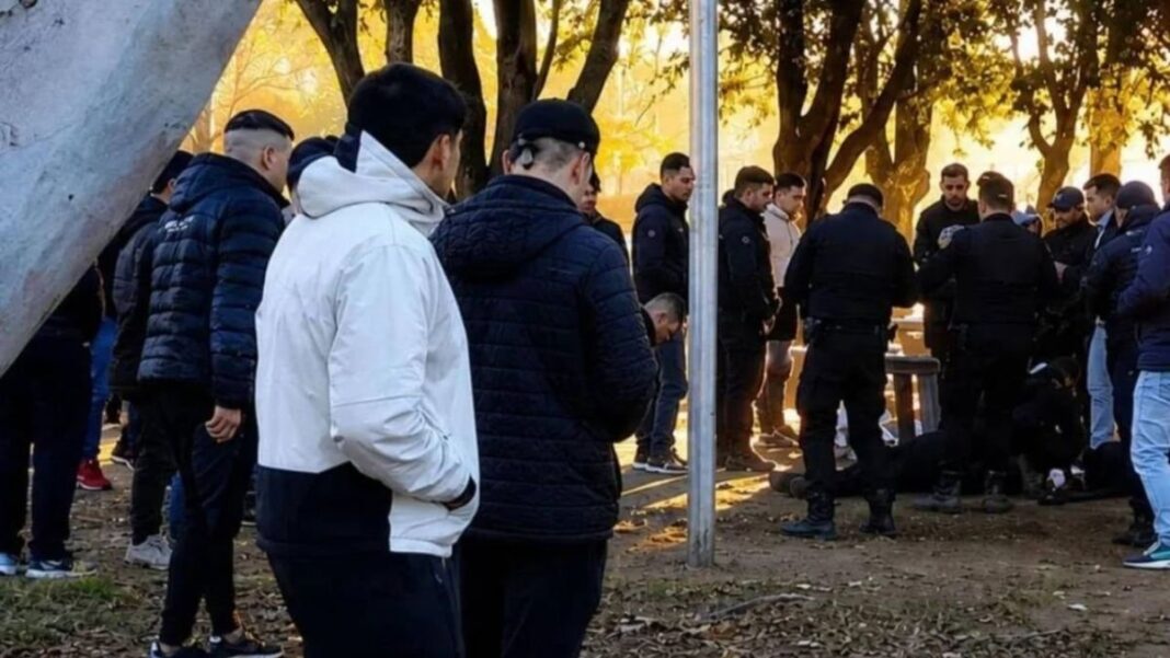 Fachada de los Tribunales de Cañada de Gómez, donde se resolvió la libertad de Agustín Amarilla