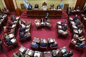 Sesión en la Cámara de Diputados de Santa Fe