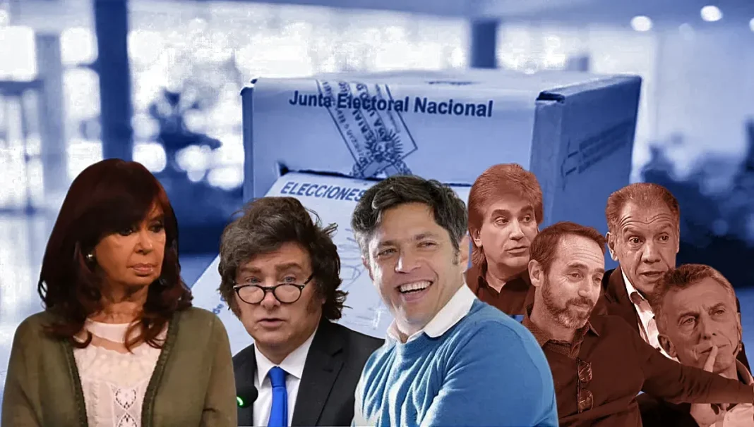 Gráfico de encuesta de imagen con resultados negativos para dirigentes