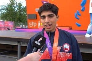 Escaladores en el muro durante los Juegos Suramericanos Santa Fe 2026
