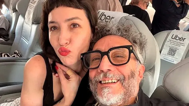 Fito Páez durante una entrevista televisiva