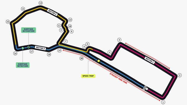 Franco Colapinto en el circuito urbano de Bakú durante el Gran Premio de Azerbaiyán de Fórmula 1
