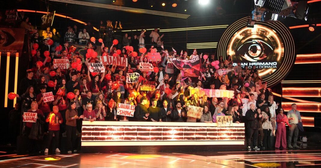 Yanina Zilli durante la gala de eliminación de Gran Hermano